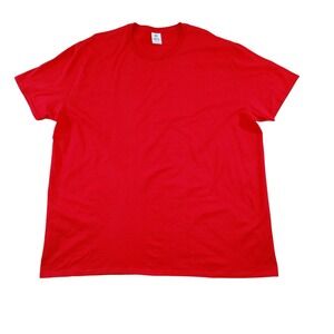 Spirit of America Red T Shirt‎ Size 3XL Big Tall Crew Neck Short Sleeve NWOT